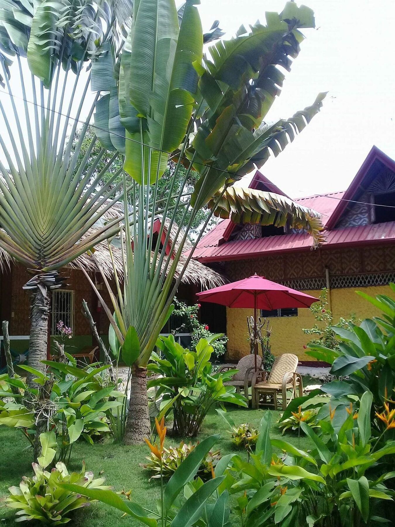 Traville Huts Palm Beach Inn Panglao City Exterior foto