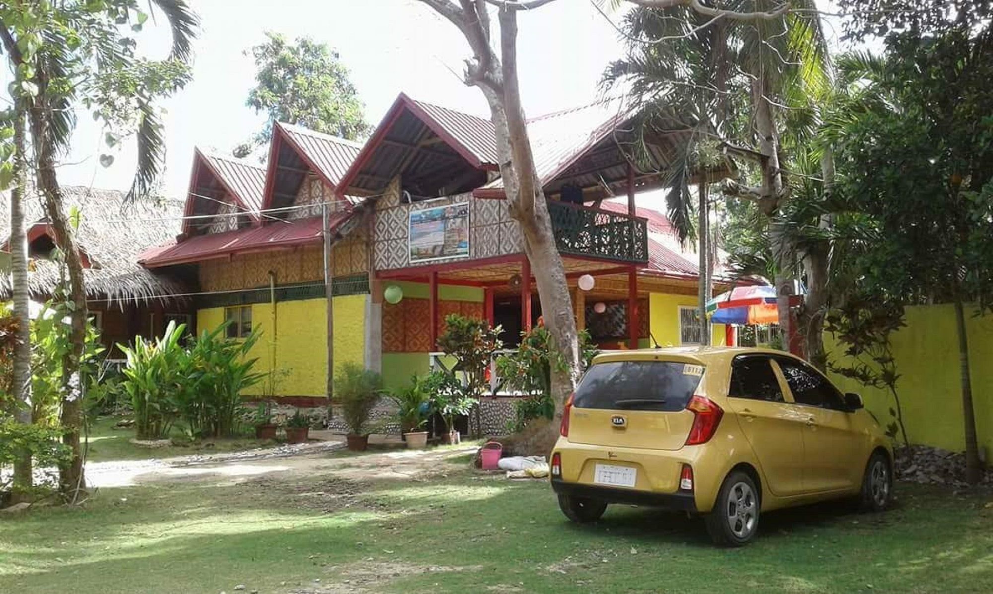 Traville Huts Palm Beach Inn Panglao City Exterior foto