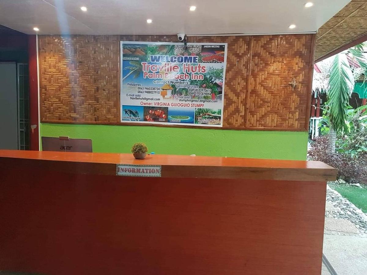 Traville Huts Palm Beach Inn Panglao City Exterior foto